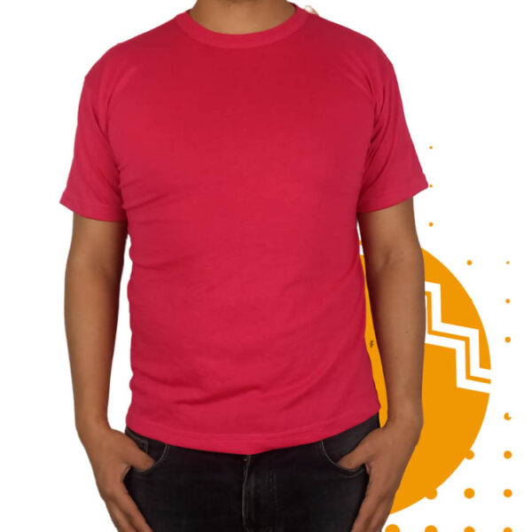 Playera campaña rosa hombre. Ideal para personalizar con tu logo o eslogan.