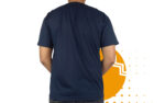 Playera campaña azul marino hombre. Ideal para personalizar con tu logo o eslogan.