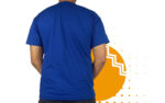 Playera campaña azul rey hombre. Ideal para personalizar con tu logo o eslogan.