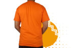Playera campaña naranja hombre. Ideal para personalizar con tu logo o eslogan.