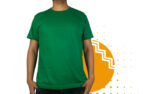 Playera campaña verde bandera hombre al mayoreo.