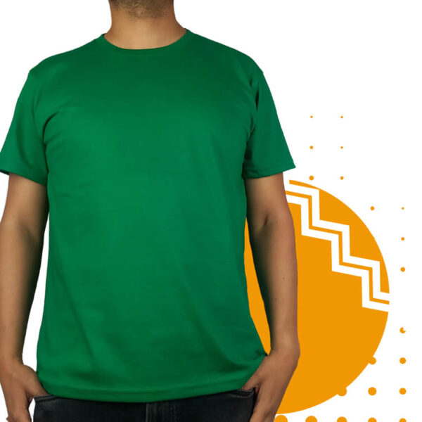 Playera campaña verde bandera hombre al mayoreo.