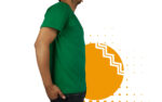 Playera campaña verde bandera hombre al mayoreo.