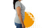 Playera cuello redondo mujer gris claro. Ideal para personalizar con tu logo.