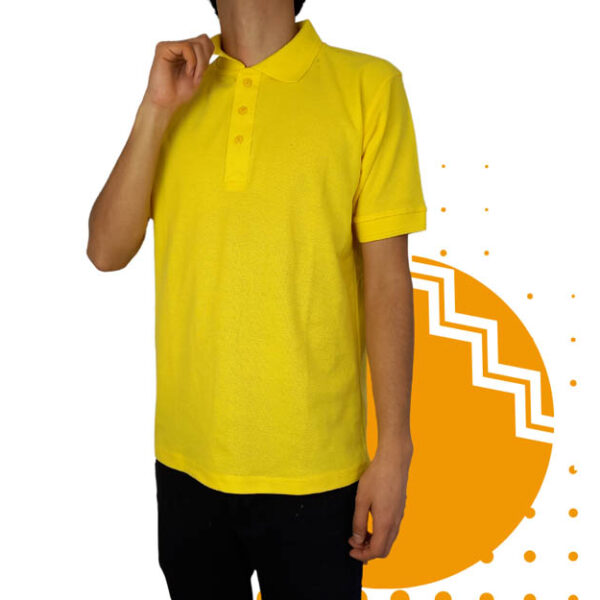 Playera polo hombre amarillo pollo al mayoreo.