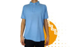 Playera polo hombre azul cielo al mayoreo.