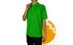 Playera polo hombre verde limón al mayoreo.