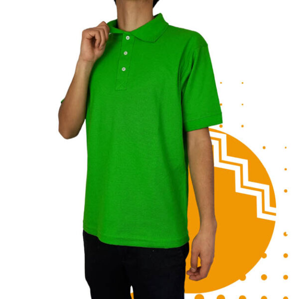 Playera polo hombre verde limón al mayoreo.