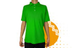 Playera polo hombre verde limón al mayoreo.