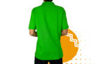 Playera polo hombre verde limón al mayoreo.