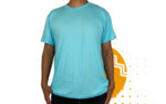 Playera azul turquesa hombre al mayoreo.