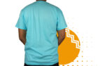 Playera azul turquesa hombre al mayoreo.