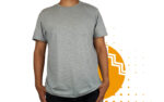 Playera gris claro hombre al mayoreo.