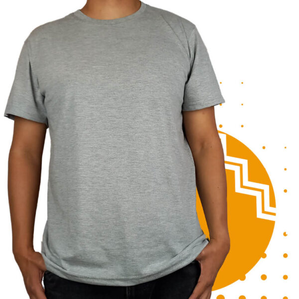 Playera gris claro hombre al mayoreo.