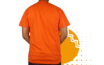 Playera naranja hombre al mayoreo.