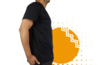 Playera negro hombre al mayoreo.