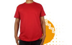 Playera roja hombre al mayoreo.