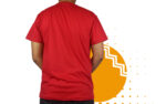 Playera roja hombre al mayoreo.
