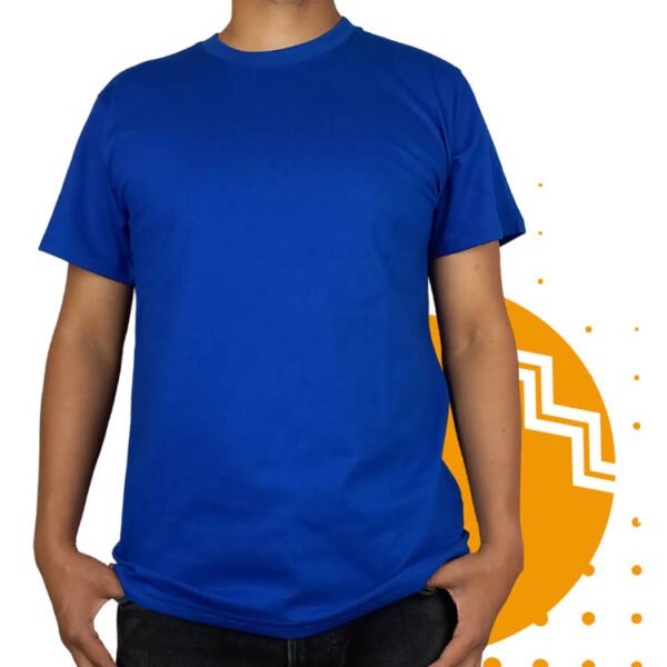 Playera azul rey hombre al mayoreo.