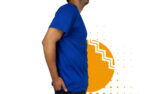 Playera azul rey hombre al mayoreo.