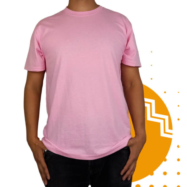 Playera rosa hombre al mayoreo.